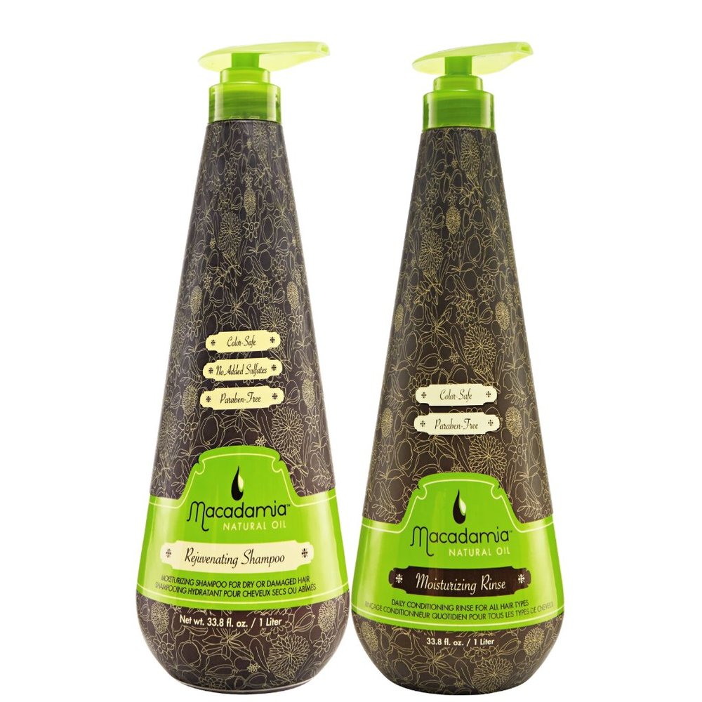 Macadamia Natural Oil Rejuvenating Shampoo + Moisturizing Rinse Conditioner Set